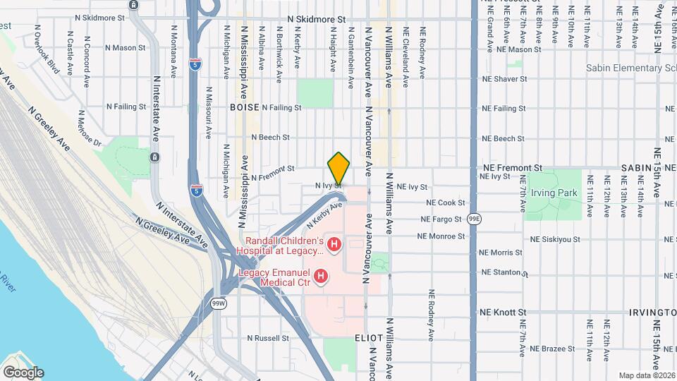 314 N Ivy St Map and Location Details