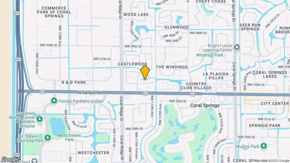 3527 NW 114th Terrace Mapa y Detalles de la Ubicación