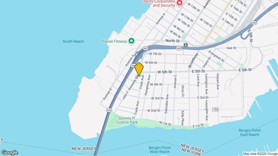 128 John F. Kennedy Blvd Map and Location Details