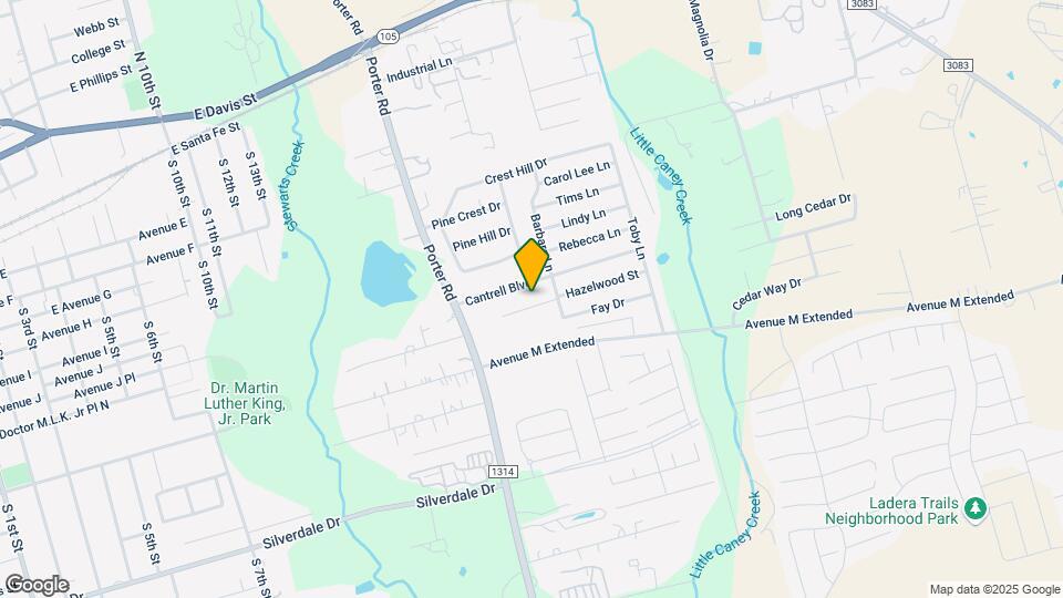 1615 Hazelwood St-Unit -A Map and Location Details