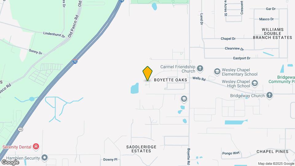 Boyette Oaks Map and Location Details