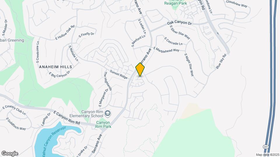 1020 S San Marino Way Map and Location Details