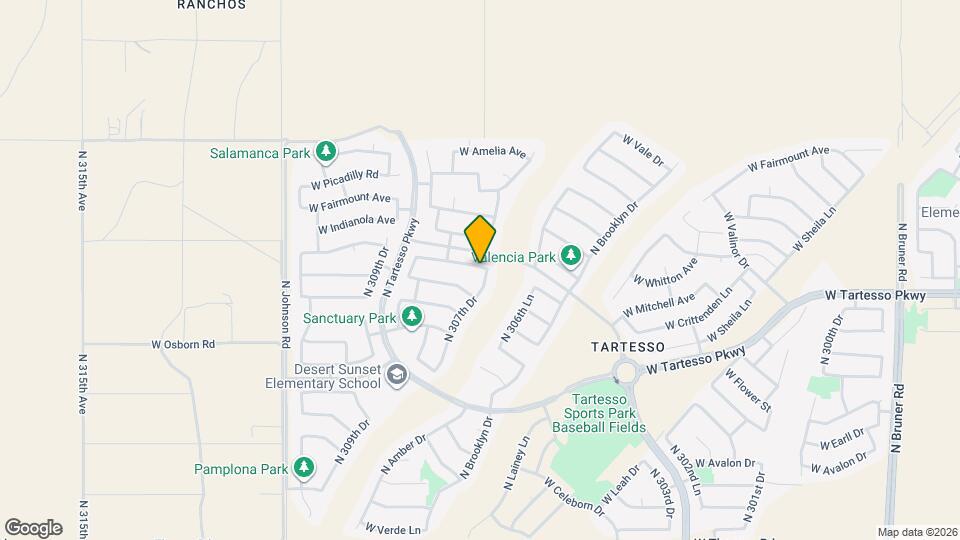3702 N 307th Dr Map and Location Details