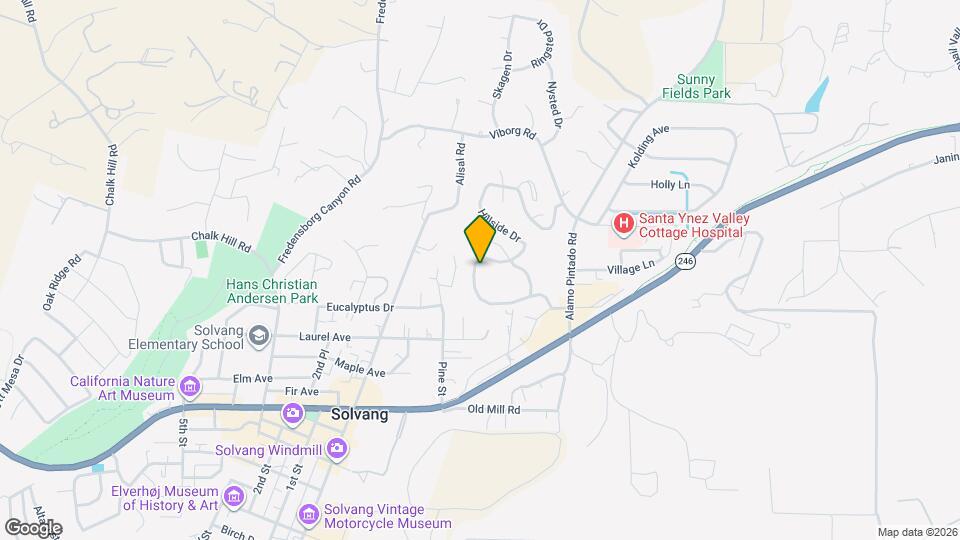 632 Hillside Dr Map and Location Details