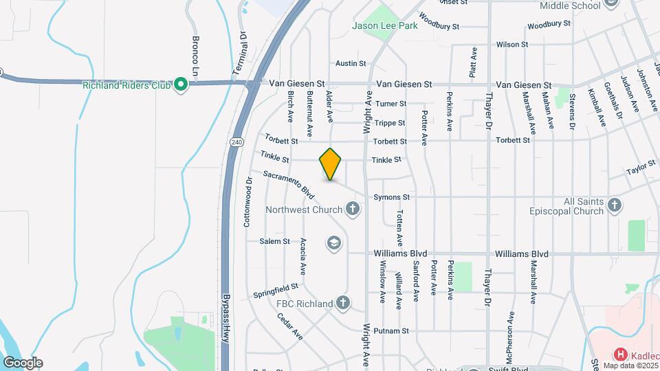 2115 Symons St Map and Location Details