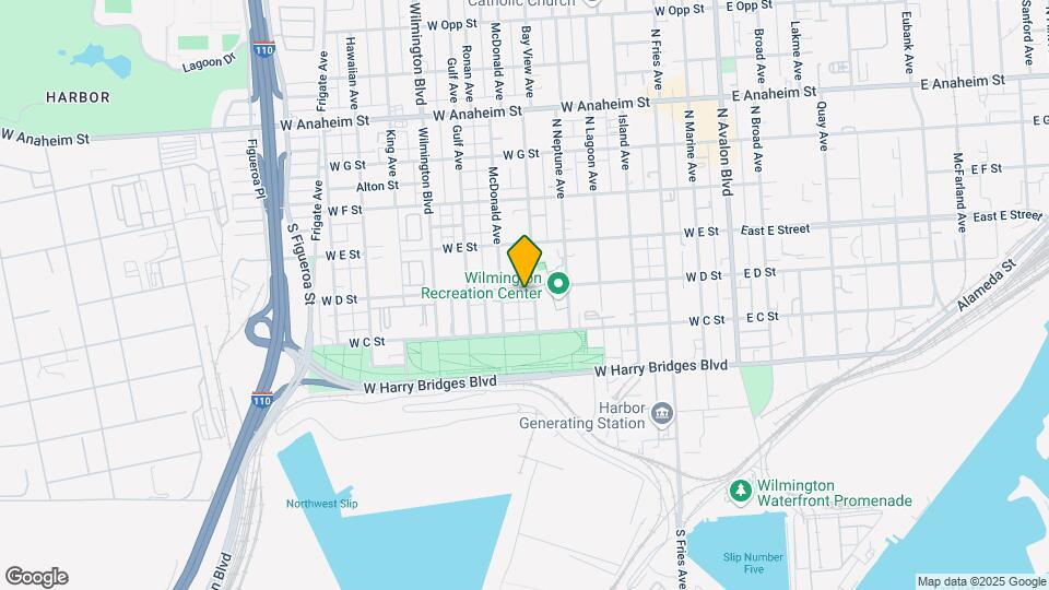 708 W D St Map and Location Details