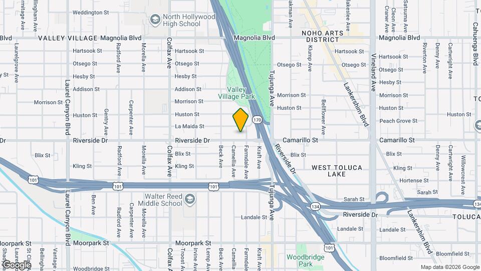 11473 Riverside Dr, Unit 308 Map and Location Details