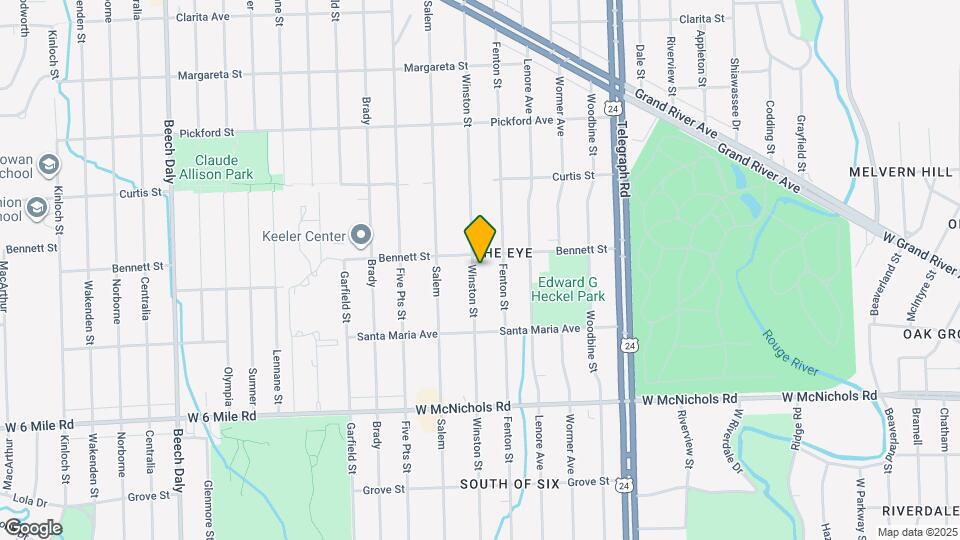 17434 Winston St Map and Location Details