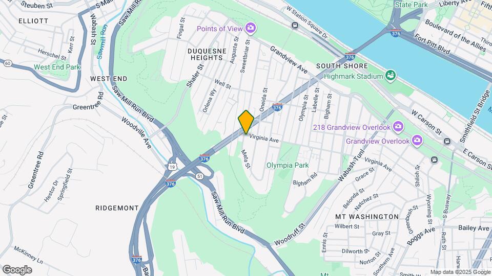 1321 Virginia Ave Mapa y Detalles de la Ubicación