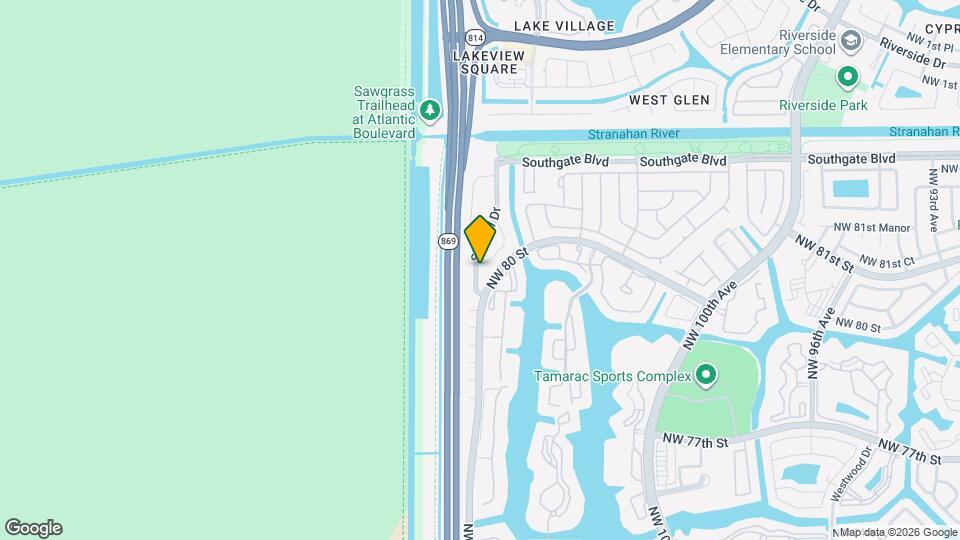 8040 Sanibel Dr Map and Location Details