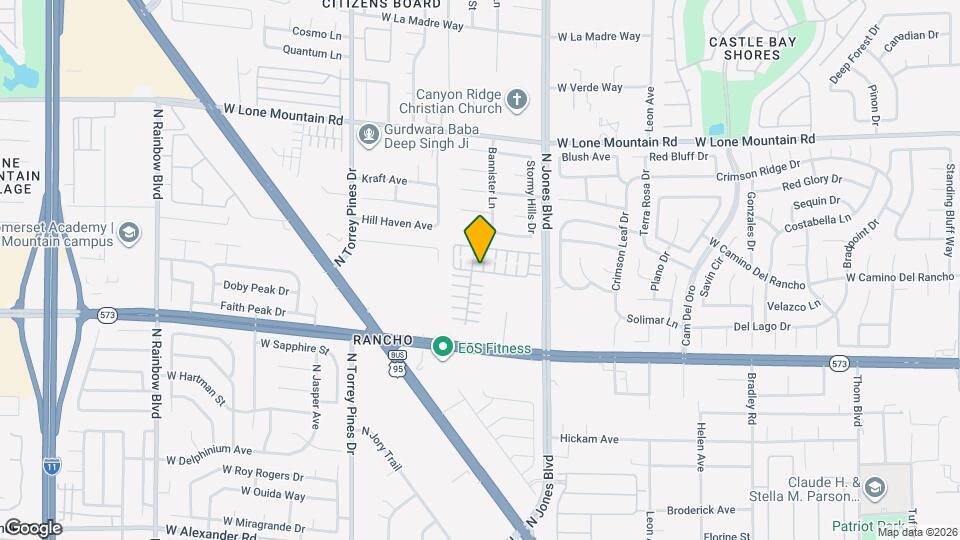 4501 Mollison Mesa Ct Map and Location Details