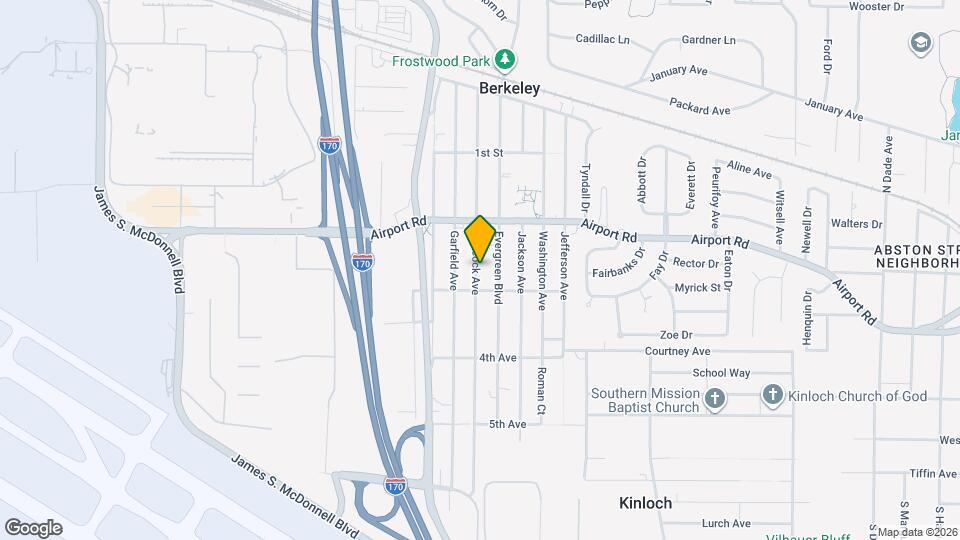 6118 Hancock Ave Map and Location Details