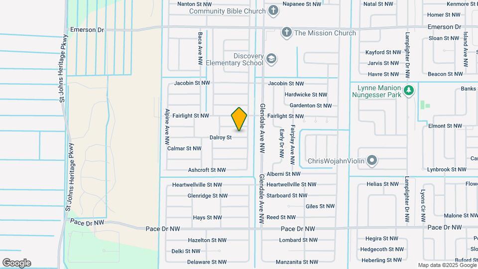 1717 Dalroy St NW Map and Location Details