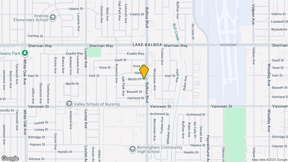 16900 Marlin Pl Mapa y Detalles de la Ubicación