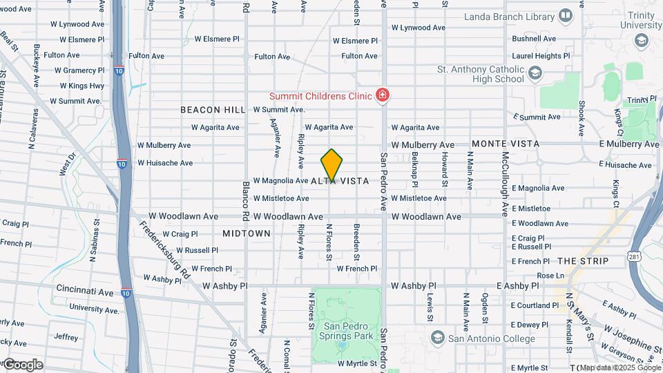 538 W Magnolia Ave Map and Location Details
