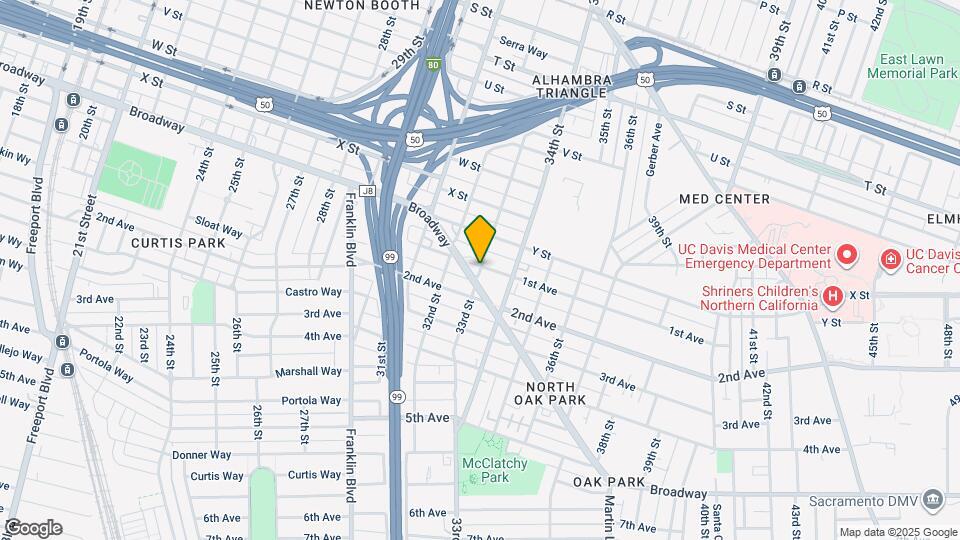 2644 33rd St, Unit B Map and Location Details