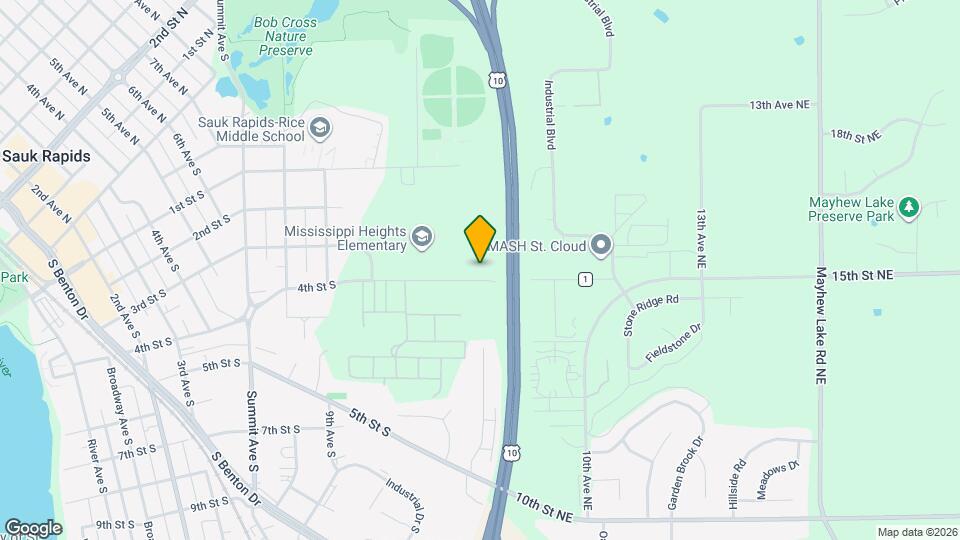 1243 4th St S Map and Location Details