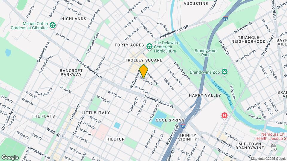 1311 N Rodney St Map and Location Details