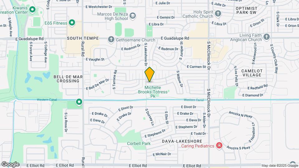 1206 E Redfield Rd Mapa y Detalles de la Ubicación