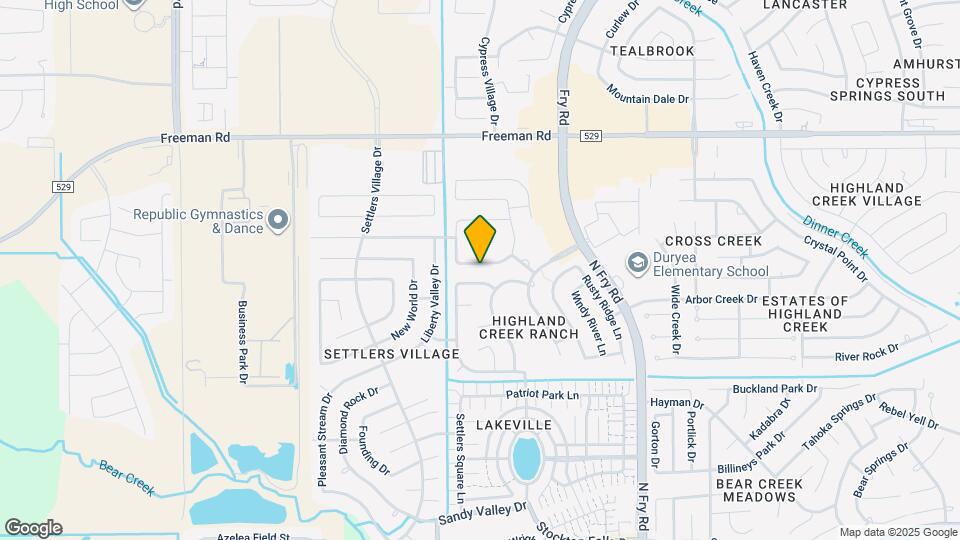 20739 Baron Bend Ln Map and Location Details