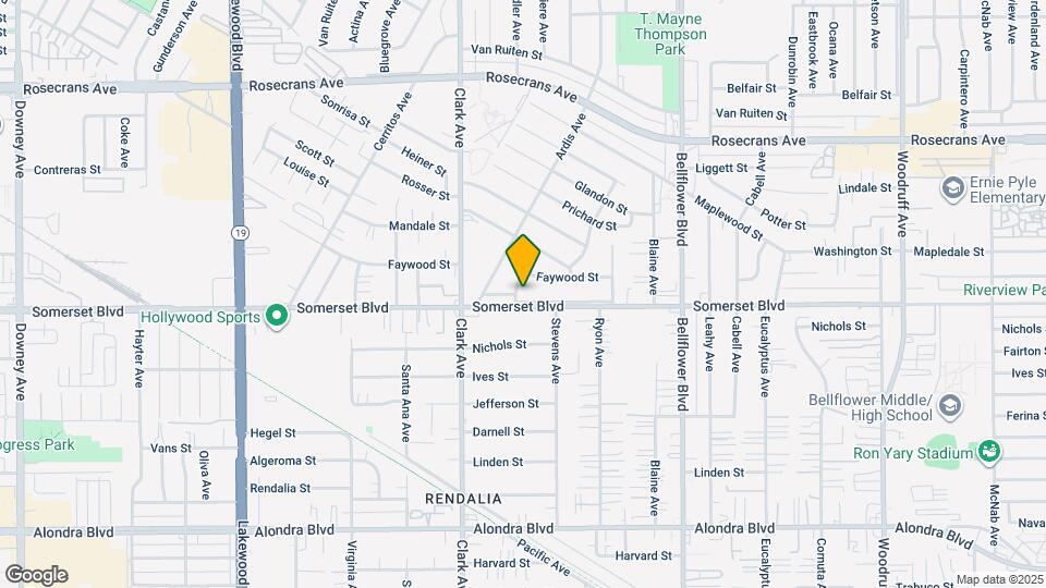 14756 Betty Jean Ave Mapa y Detalles de la Ubicación