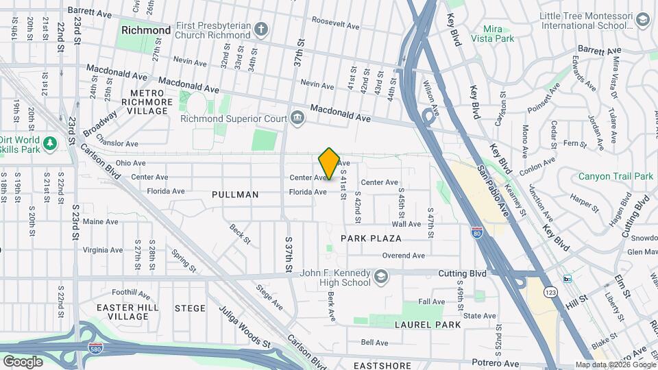 3943 Florida Ave Map and Location Details