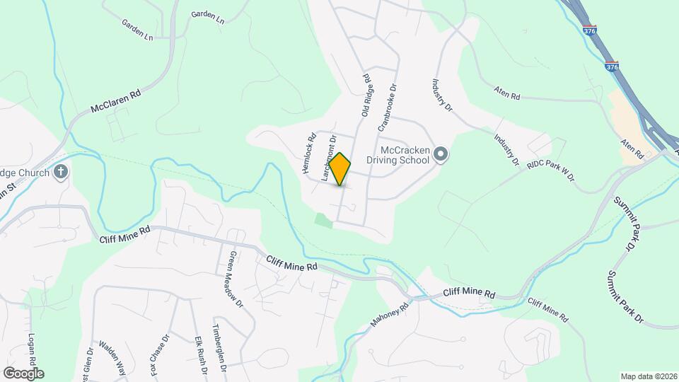 205 Old Ridge Rd Map and Location Details