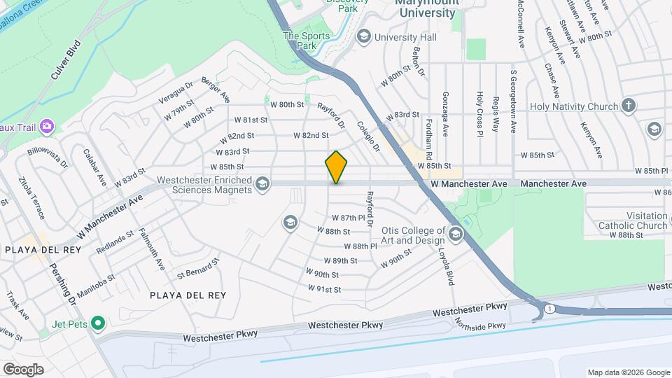 7360 W Manchester Ave Map and Location Details