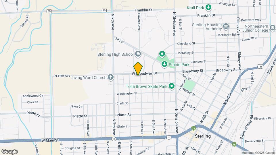 623 N 4th Ave Map and Location Details