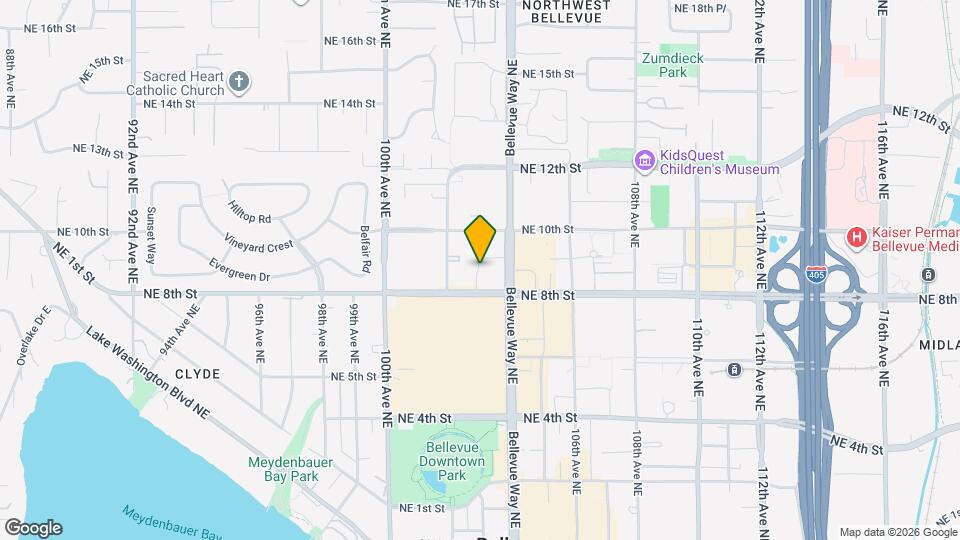 889 103rd Ave NE Map and Location Details