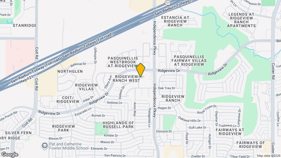 9724 Indian Canyon Dr Map and Location Details