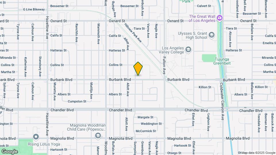 13453 Burbank Blvd Map and Location Details