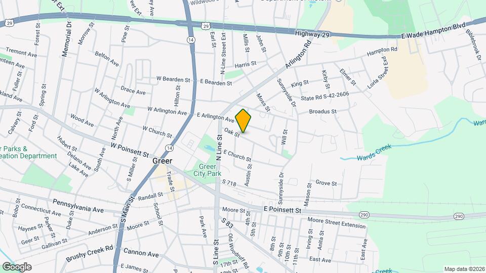 115 Oak St Map and Location Details