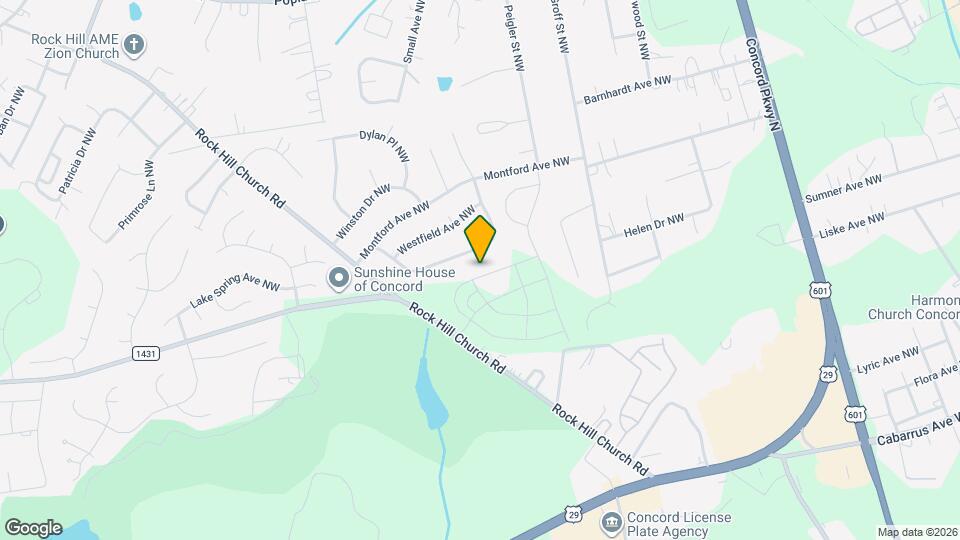 2881 Yeager Dr NW Map and Location Details