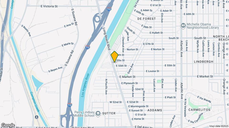 5512 Long Beach Blvd, Unit B Map and Location Details