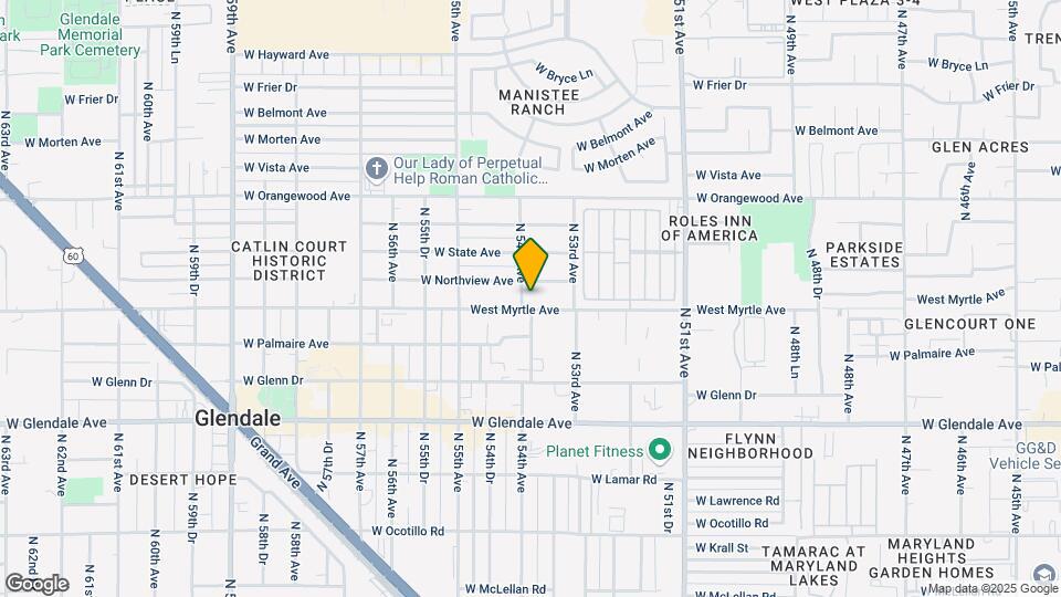 Myrtle Manor Apartments Map and Location Details