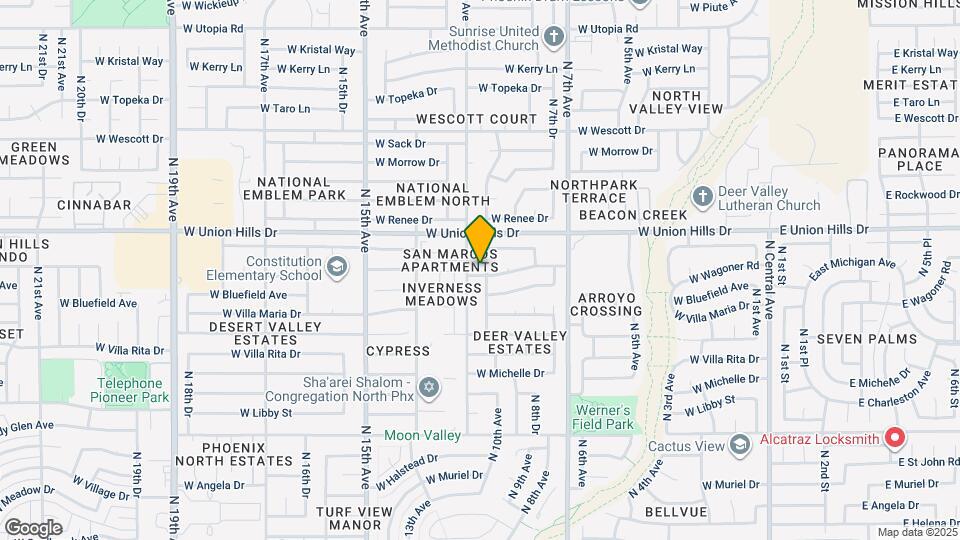 18402 N 10th Dr Map and Location Details