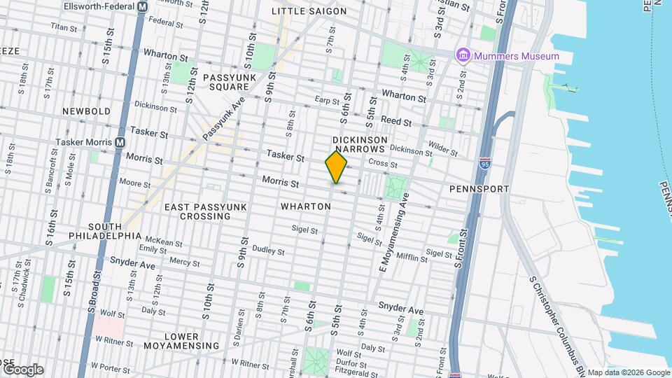 1633 S 6th St Map and Location Details