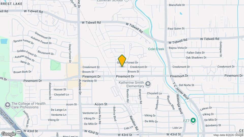 5021 Creekmont Dr Map and Location Details