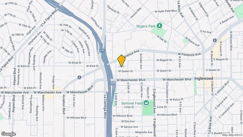 623 W Queen St Map and Location Details