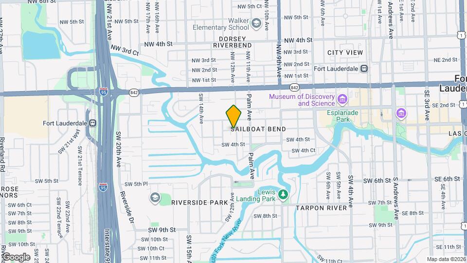 1200 W Las Olas Blvd Map and Location Details