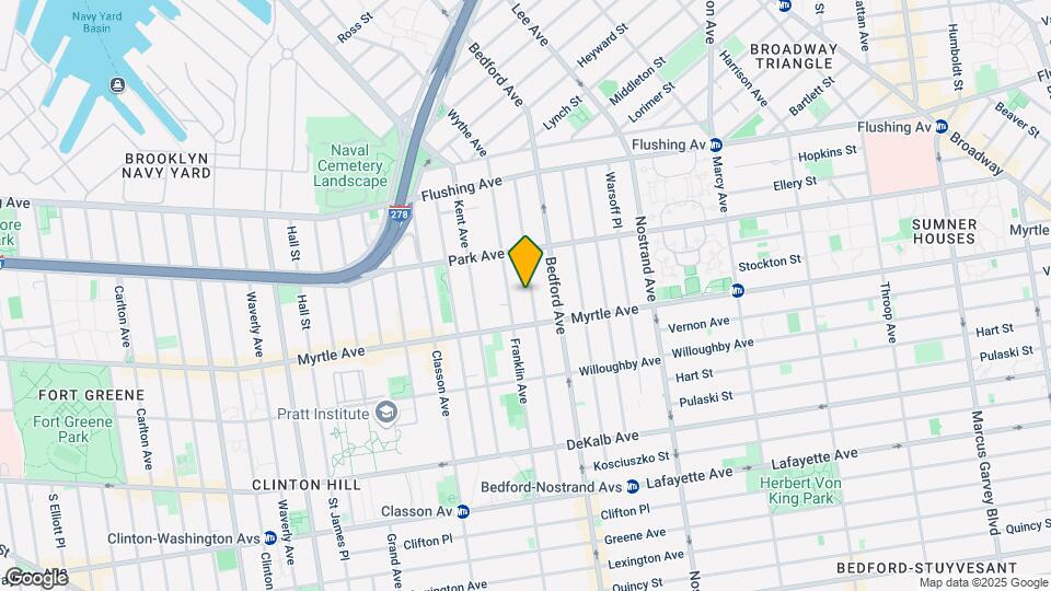 102 Skillman St Map and Location Details
