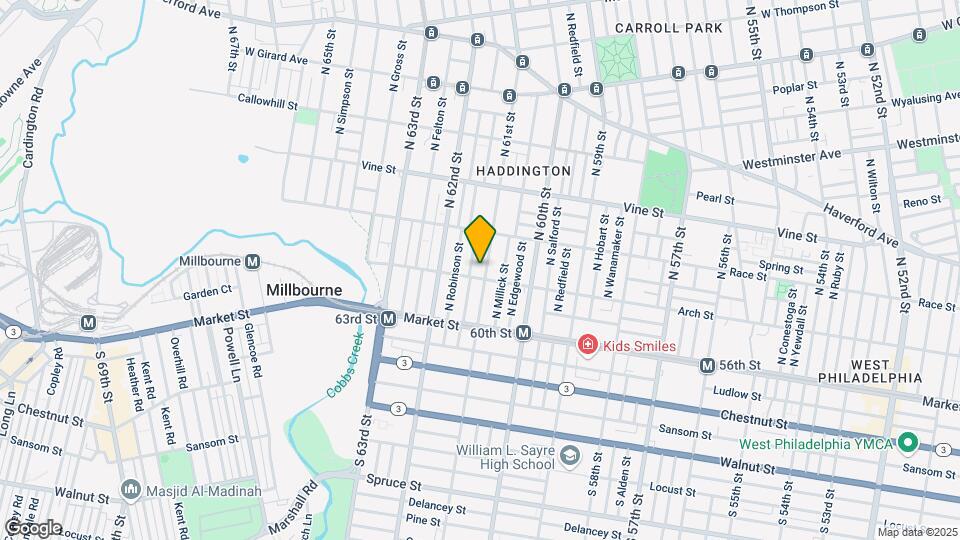 110 N 61st St Map and Location Details