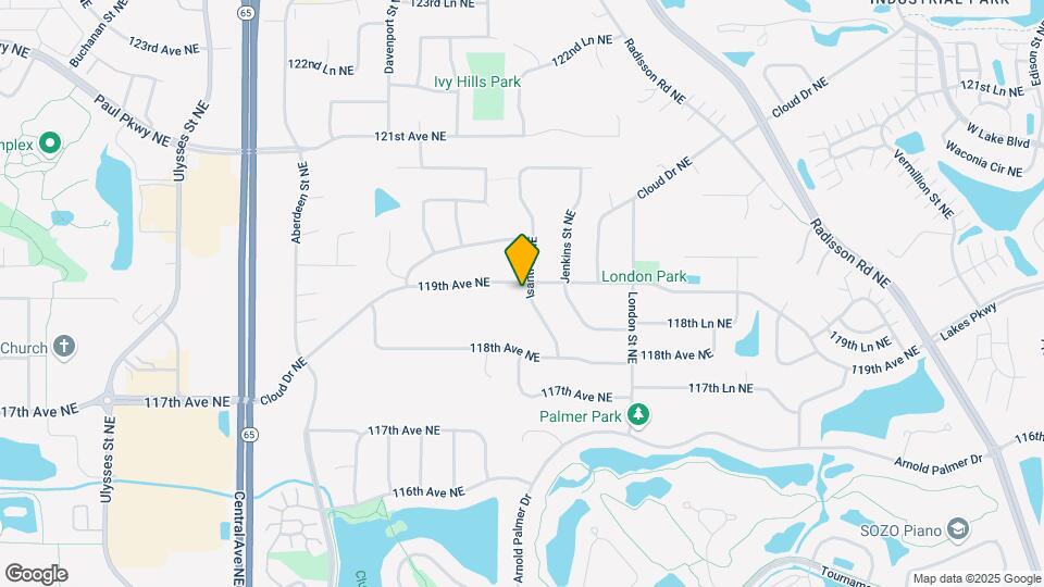 11892 Isanti St NE Mapa y Detalles de la Ubicación