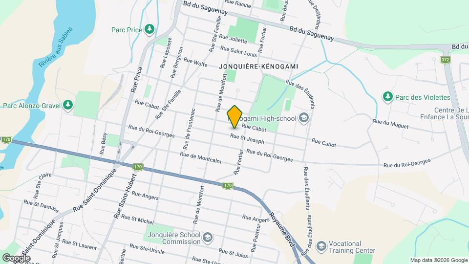 3596 Saint-Joseph Rue Map and Location Details