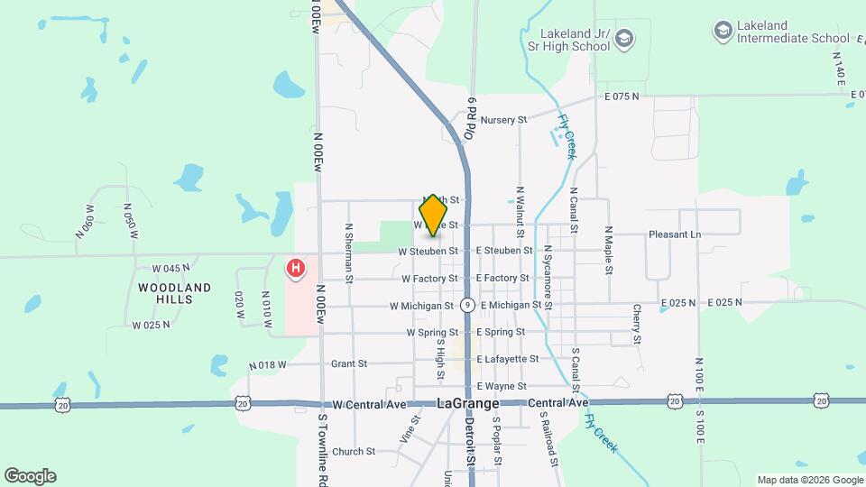 407 N High St Map and Location Details