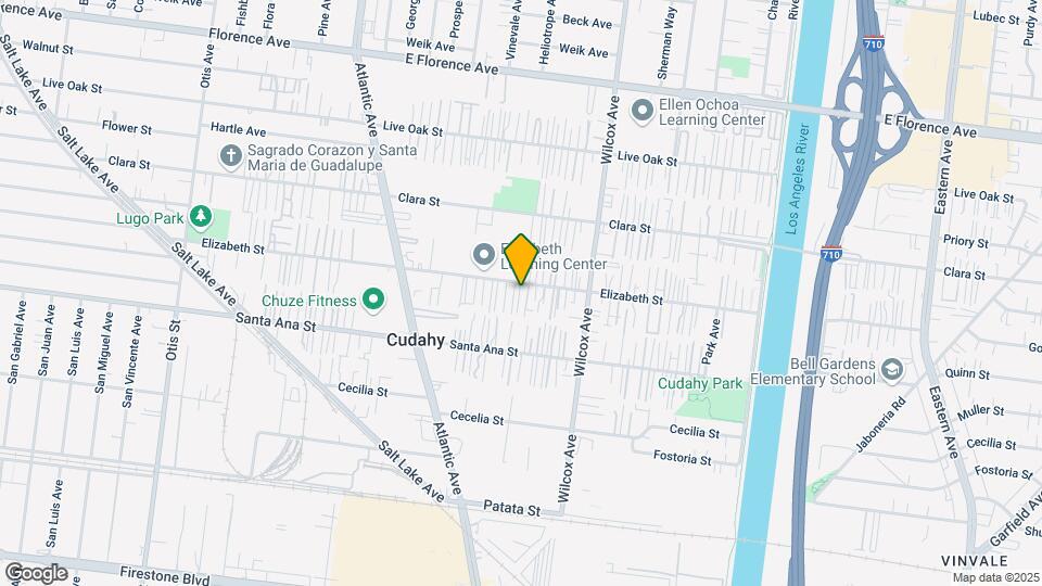 4842 Elizabeth St Mapa y Detalles de la Ubicación