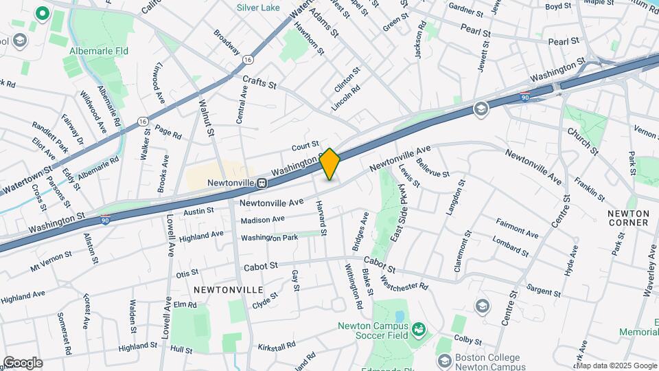 333 Newtonville Ave Map and Location Details