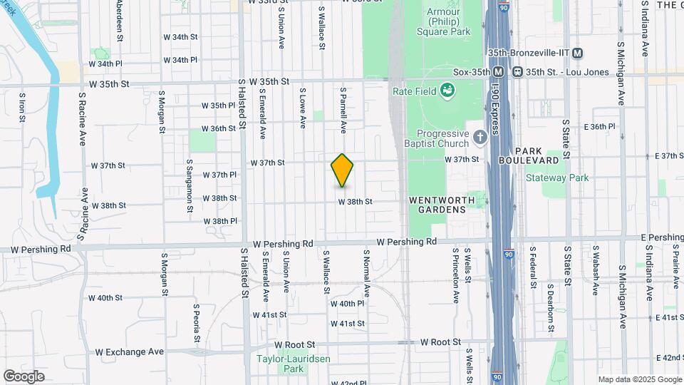 3744 S Parnell Ave, Unit 1 Mapa y Detalles de la Ubicación