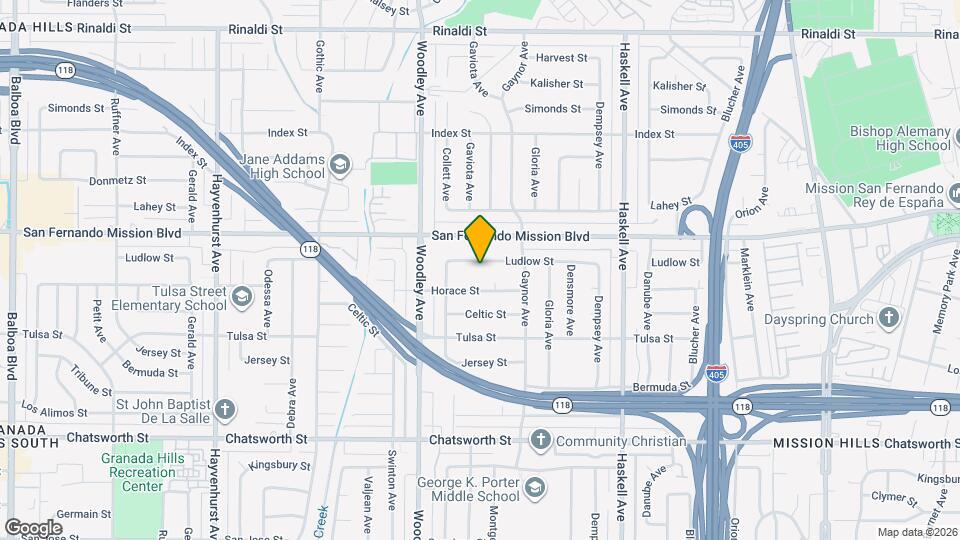 16052 Ludlow St Map and Location Details